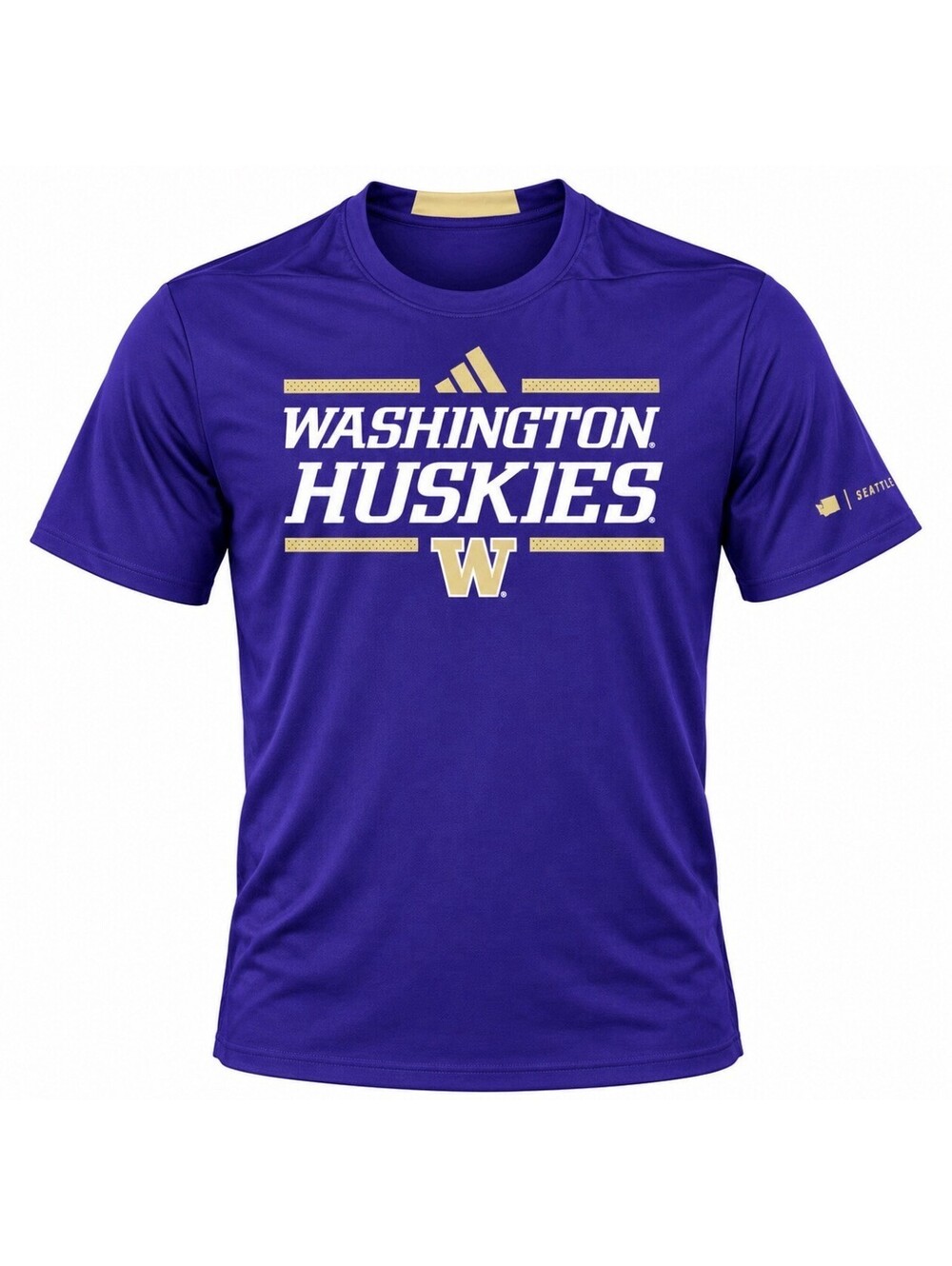 Adidas Washington Huskies AEROREADY Shirt Men’s XL Purple Athletic Tee NWT